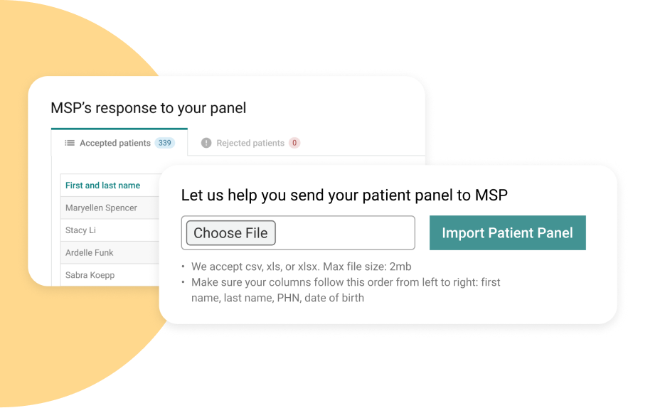 Submit Your LFP Patient Panel