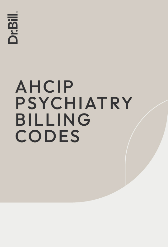 AHCIP Psychiatry Billing Codes