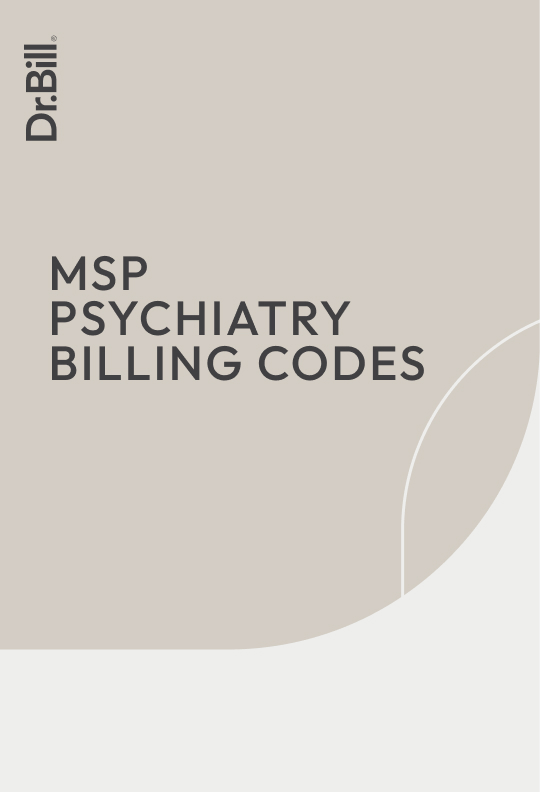 MSP Psychiatry Billing Codes
