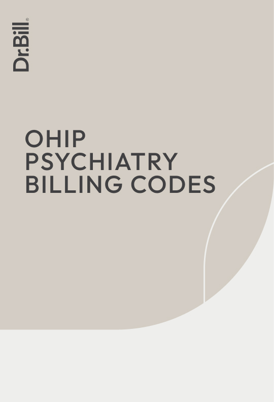 OHIP Psychiatry Billing Codes