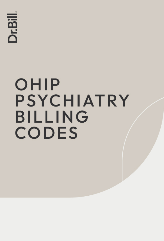 OHIP Psychiatry Billing Codes