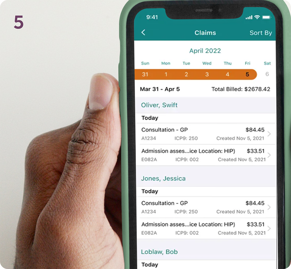 Keep track of your earnings and claims at a glance